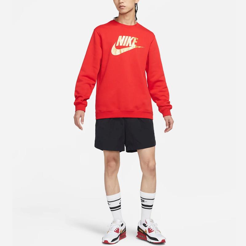 New Nike Sweatshirt Men's University Red DH1390-650