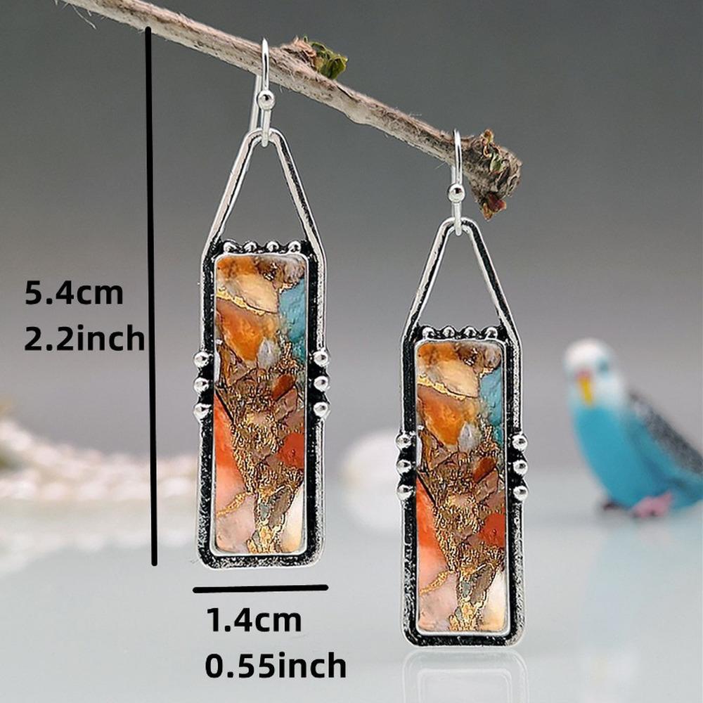 Hot Sale Colorful Turquoise Pattern Romantic Bohemian Style Couple Ladies Korean Fashion Accessories