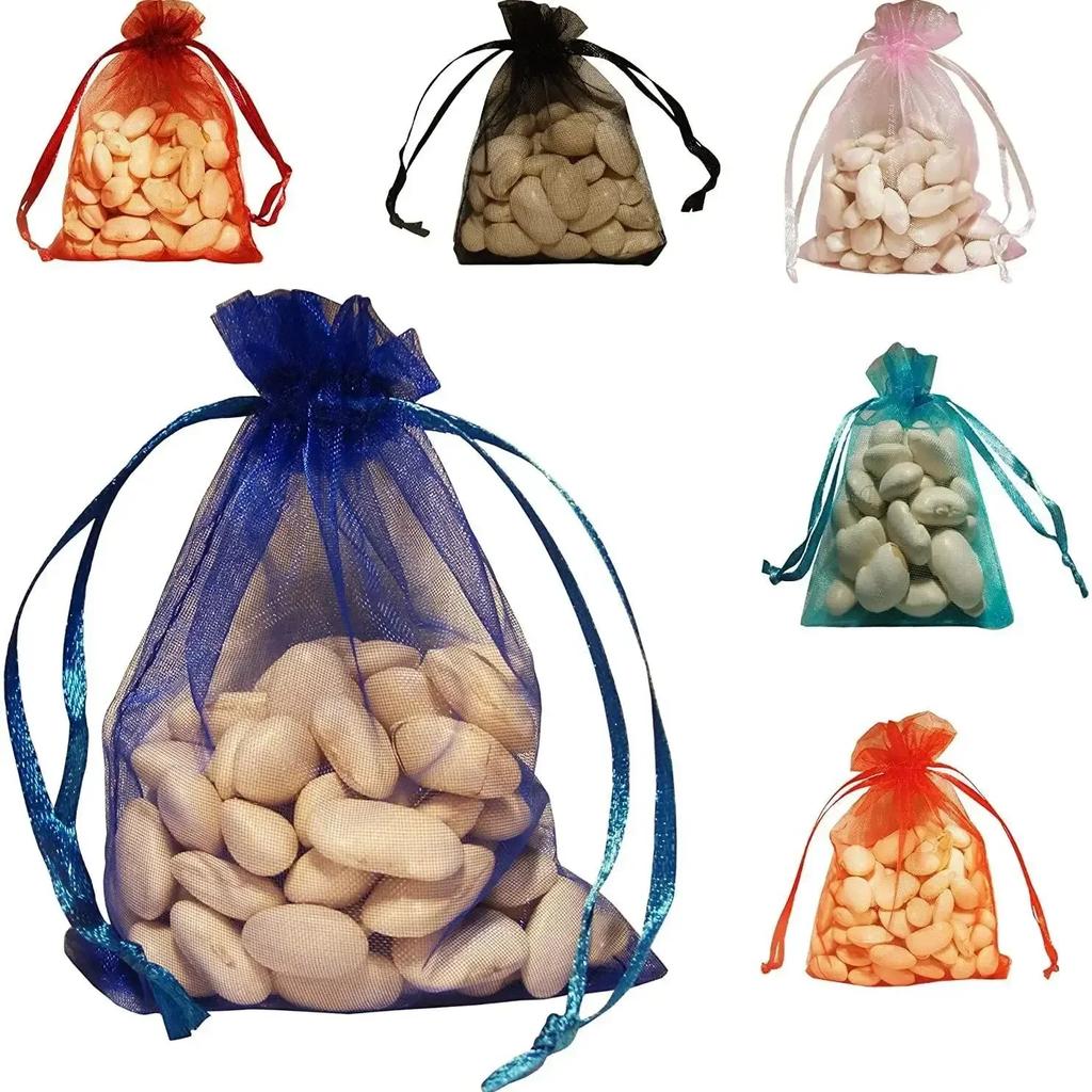 50pcs Fruit Protection Bags Anti-Bird Garden Netting Bags Strawberry Grapes Mesh Bag Plante Vegetable Netting Cover Garden Tool