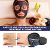 EELHOE Bambusmaske zur Entfernung von Mitessern, schwarze Kohle-Peel-Off-Gesichtsmaske mit Schlamm, Tiefenreinigung, verkleinerte Poren, Anti-Akne-Hautpflege, 100 g
