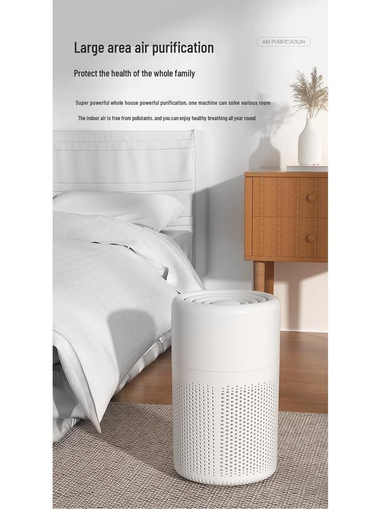 Portable Desktop Air Purifier for Home and Office - Odor and Smoke Removal
