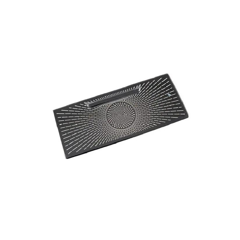 For BYD Han Ev Dm   Car Accessories Stainless Steel Interior Reading Light Horn Hood Decorative Sequ
