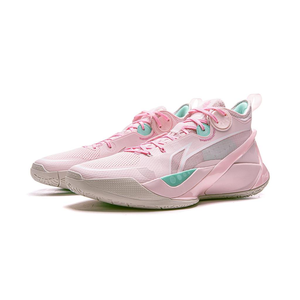Li Ning SONIC 10 Kirschblütenblüte Spielbereit Dämpfung Rutschfest Abriebfest Abdeckung Unterstützung Mittelhoch ABAS069-1