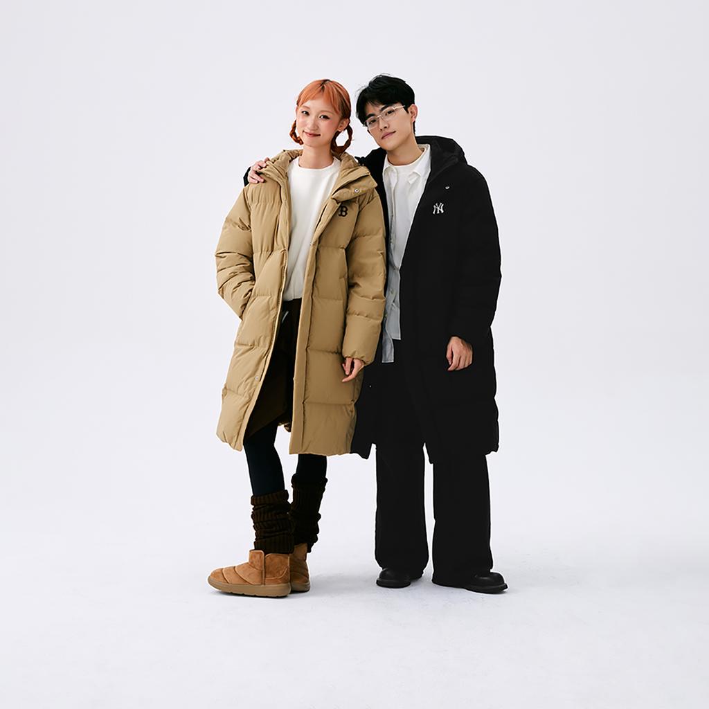 New MLB New York Yankees Basic Collection 24FW Down Jacket Unisex Black 3ADJB1846-50BKS