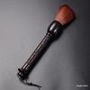 Chinese Style Cleaning Brush Hand Carved Dragon Pattern Sandalwood Handle Synthetic Fiber Brush