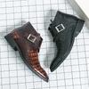 Cowboy Boots Men Genuine Leather Boots for Men 2025 Luxury Shoes High Quality Dress Booty Man Casual Sneakers Men's Shoe Ankle