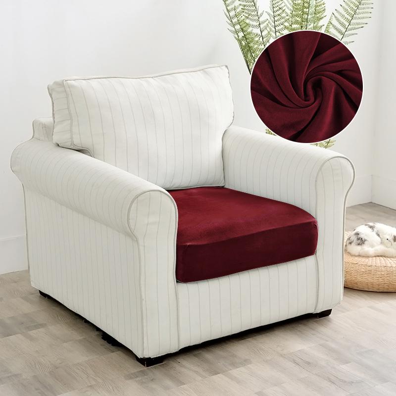 Velvet Sofa Seat Cover Cushion Cover For Living Room Thick Soft Stretch Sofa Covers Washable Sofas Slipcover For Home Hotel