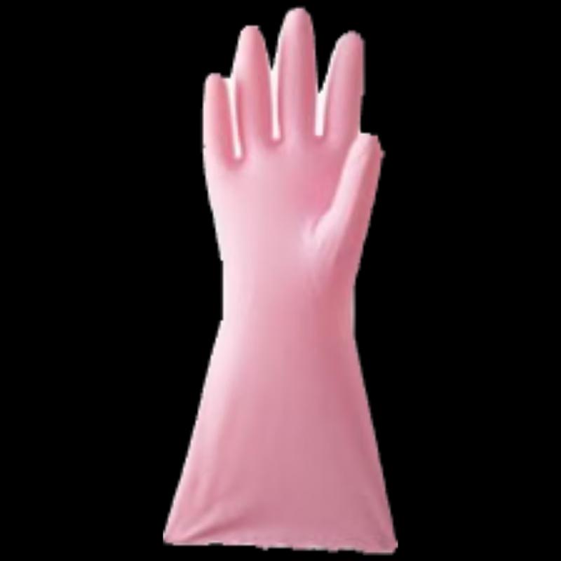 Chahua PVC Waterproof Kitchen Cleaning Gloves (2 Pairs)