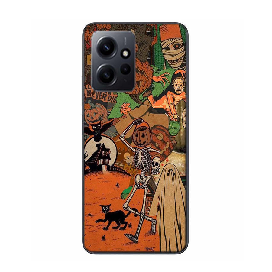 

Halloween Fall Art Witch Cat Phone Case For Redmi Note 14 15 Pro 5G 13 12 Pro Plus 11 11T 11E 11S 10 Pro 10S 9 9S Cover Cell Cle Redmi Note 9S