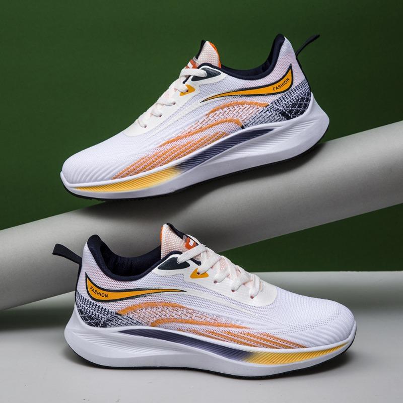 

Новая мужская дорожная обувь удобная низкая дышащая сетчатая обувь для бега модная спортивная трендовая обувь 44