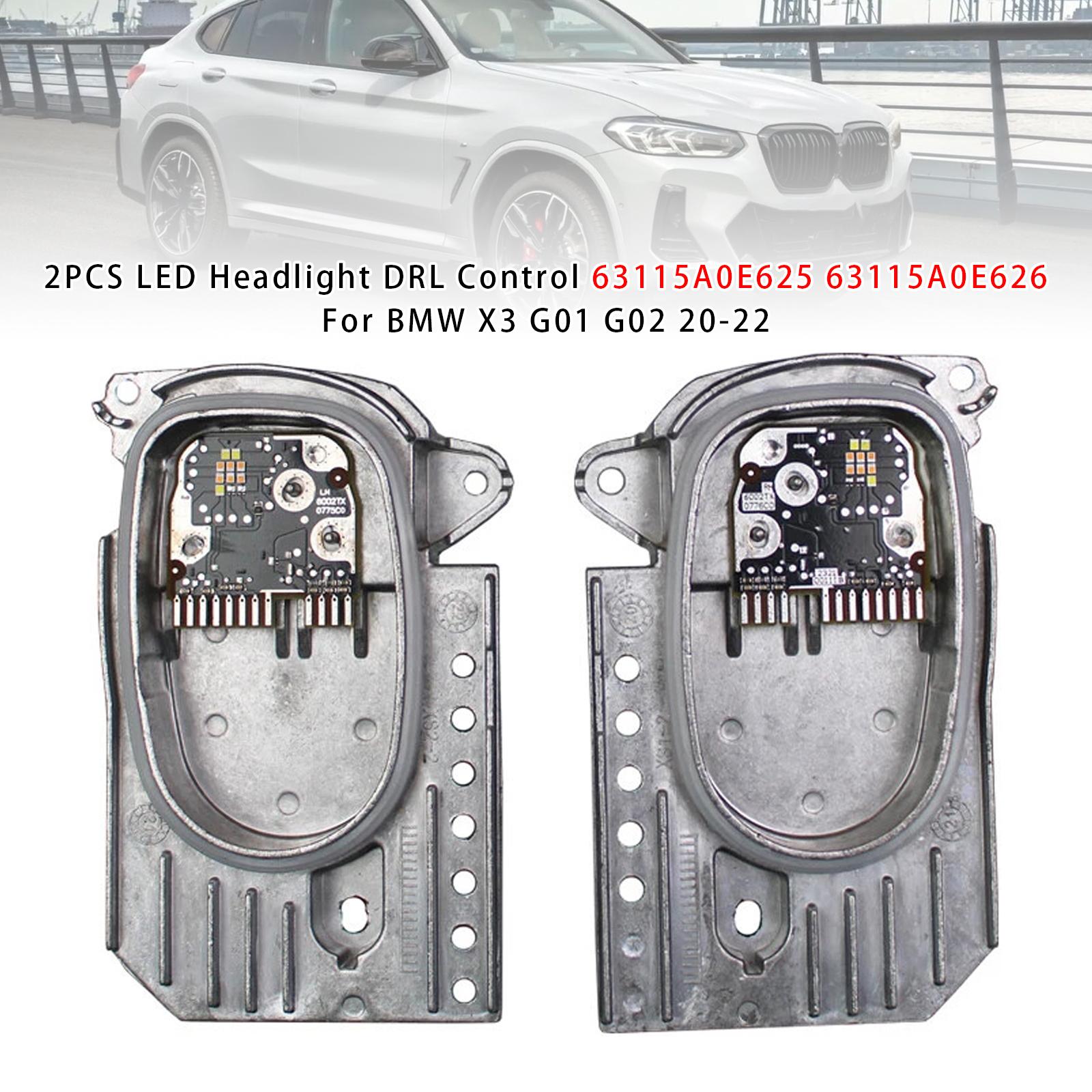 

2 ШТ. Светодиодный блок управления ДХО 63115A0E625 63115A0E626 для BMW X3 G01 G02 20-22