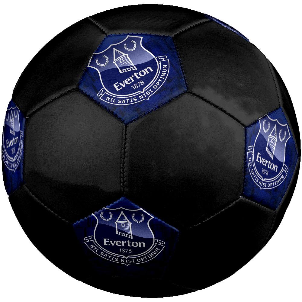 Everton FC Size 5 Soccer Ball, Machine-Stitched PVC, Durable & High Bounce, All Ages Fit, fan merchandise, matches & outdoor use.