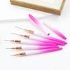 Japanese Pink Gradient Nail Art Striping Brush for Drawing & Flower Painting