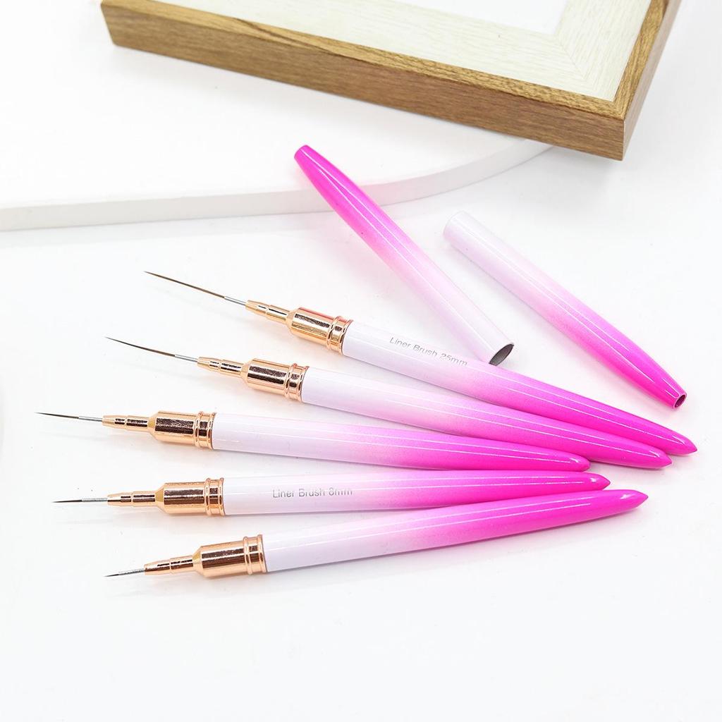 Japanese Pink Gradient Nail Art Striping Brush for Drawing & Flower Painting