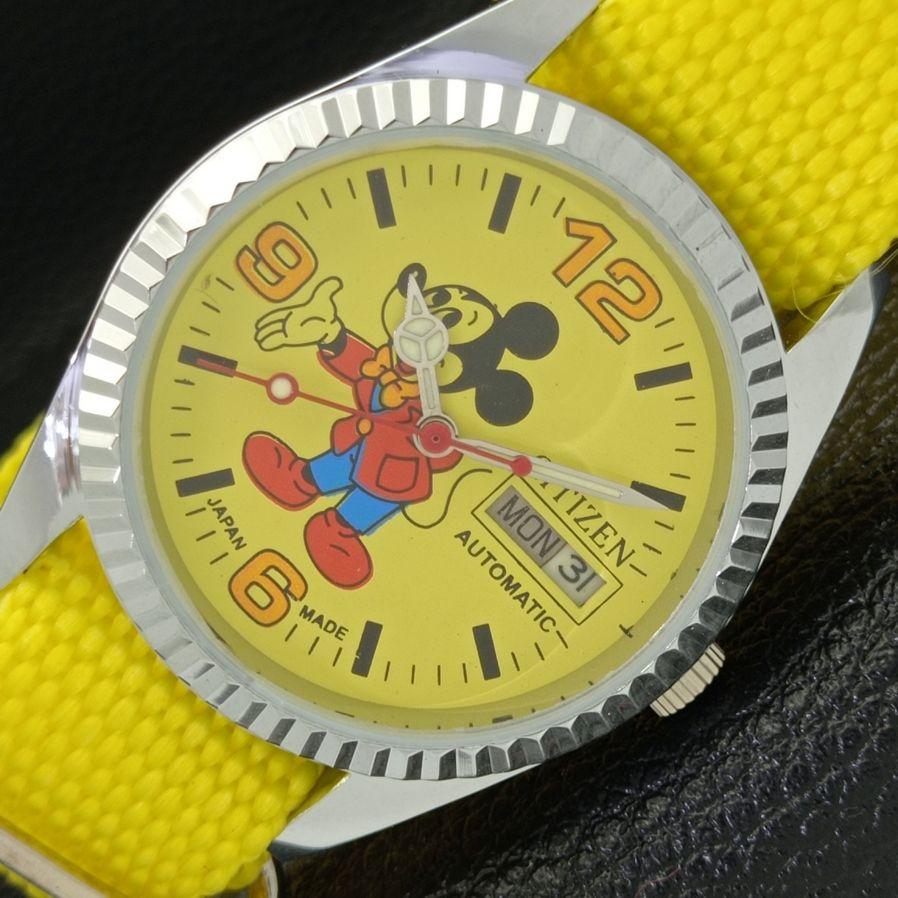 

CITIZEN AUTOMATIC MENS ВОССТАНОВЛЕННЫЕ ЯПОНСКИЕ ЧАСЫ С ЖЕЛТЫМ ЦИФЕРБЛАТОМ a426224-2 RL620c-a426224