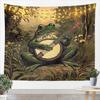 Boho Frog Guitar Tapestry Wall Hanging Boho Nature Art Music Decor Hippie Gift Unique Mural Poster Living Room Bedroom Tapestry