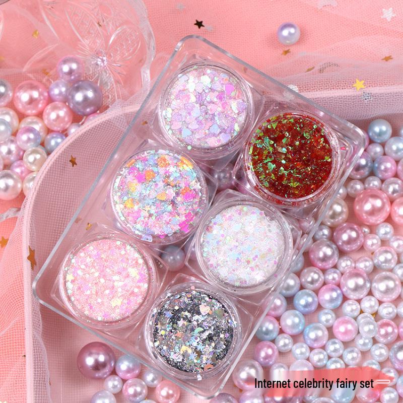 Fairy Sparkle Glitter Eyeshadow Stickers - Shimmer Makeup for Christmas & Children's Day