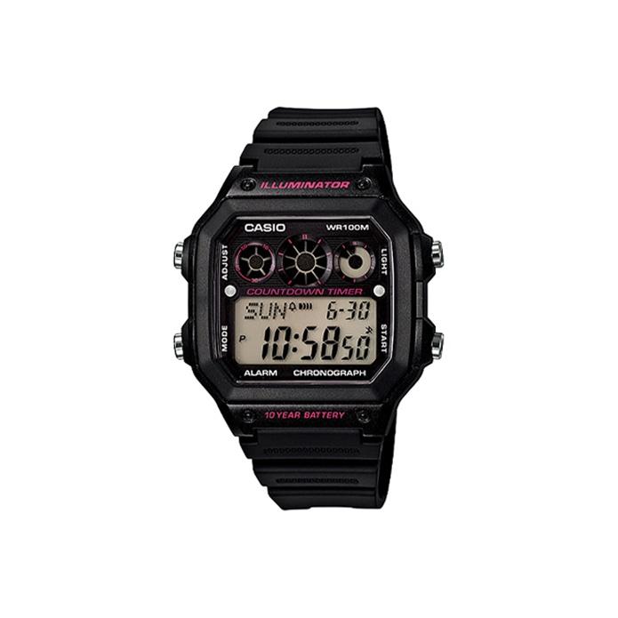 CASIO G Shock AE 1300WH 1A2 AE-1300WH-1A2 Black Strap