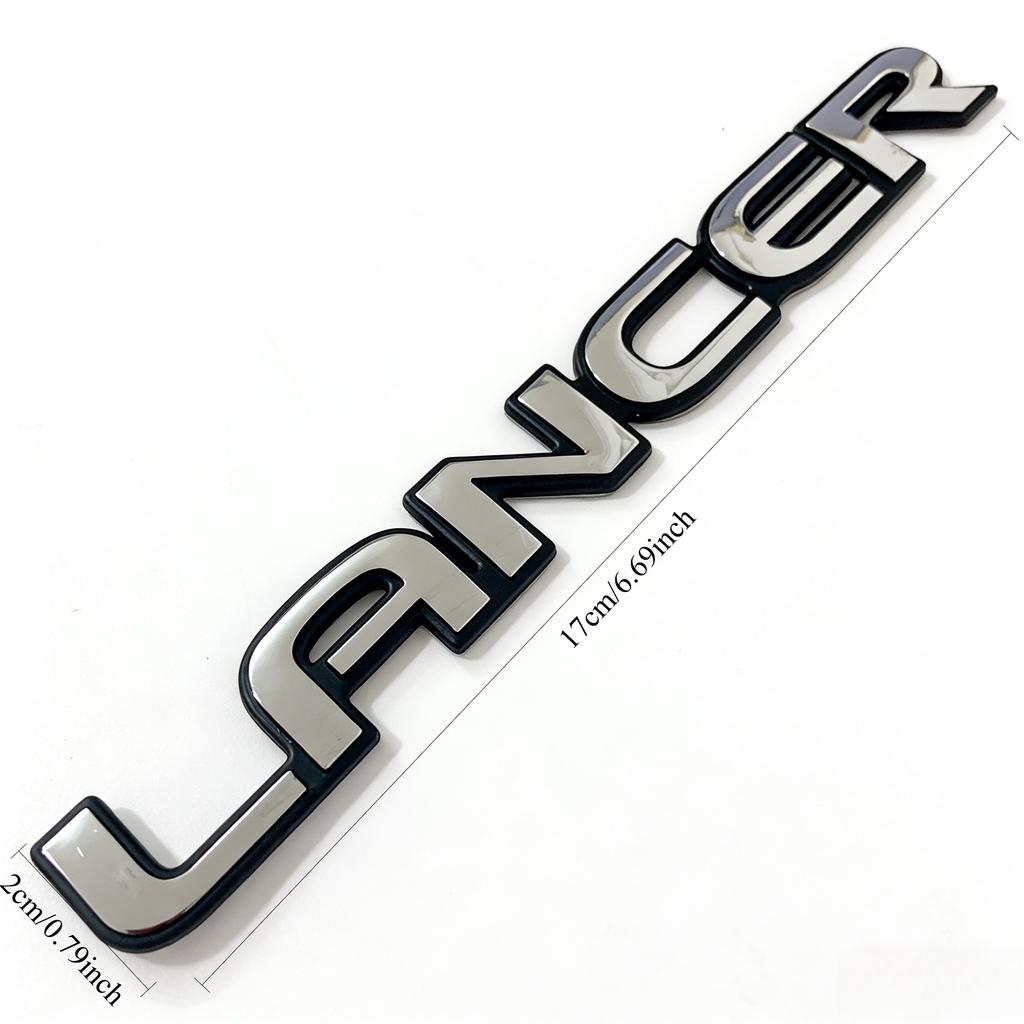 1 stuks Voor Mitsubishi LANCER Auto Accessoires 3D ABS Kunststof Decoratie Letter Logo Embleem Achterklep Decals Sticker
