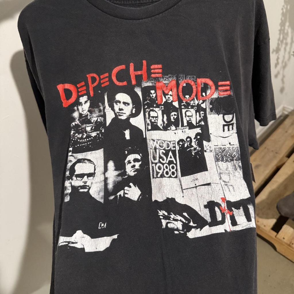 90s Depeche Mode band Retro Style Black Short Sleeve T shirt Unisex NH19581