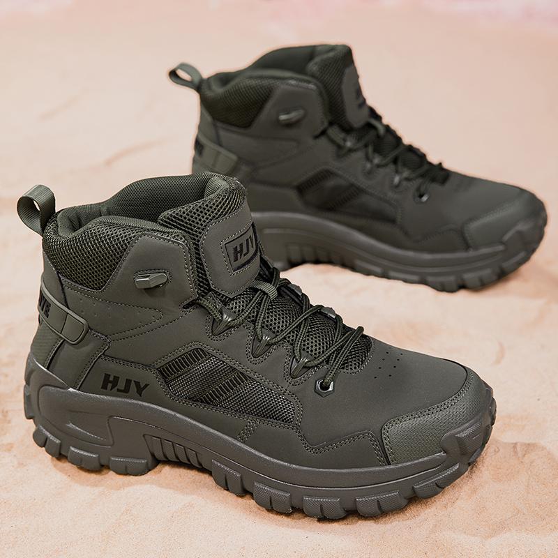 Men Hiking Shoes Fashion High Top Winter Warm Comfortable Travel Casual Shoes Outdoor Big Size Trekking Shoes for Men