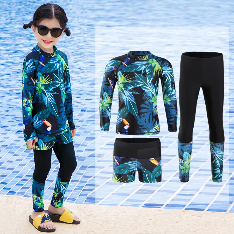 Children s Sun Protection Long-Sleeve Swimsuit