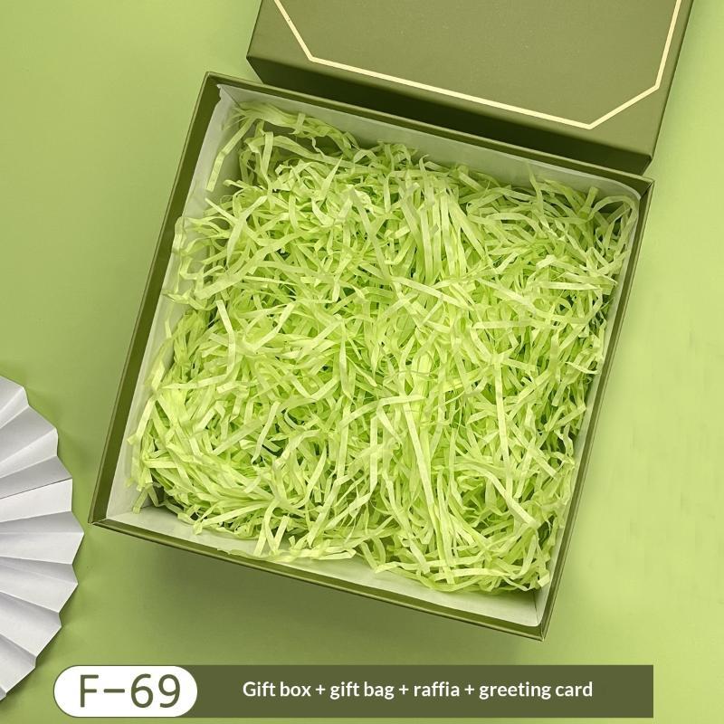 Green Gift Set With Glass Straw Cup Super Soft Towel And Upf 50 Sun Accessory For Corporate Gifts Employee Rewards Holiday Gifts