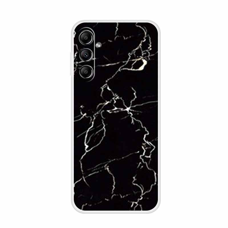 For Samsung Galaxy A14 A34 A54 5G Marble Soft Case Silicone TPU Phone Back Cover Coque for Samsung A 54 34 14 4G Cartoon Fundas