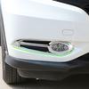 2pcs Car Front Fog Light Lamp Frame Cover Trim for Honda Vezel HRV HR-V ABS Chrome 2014 15 2016 2017 2018 ABS Chrome Acc