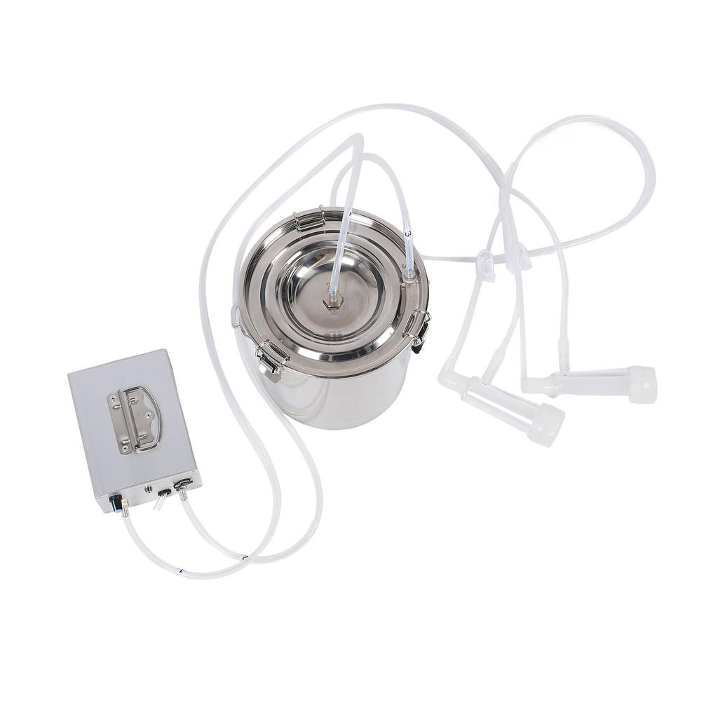 Aparat de muls capre 7L portabil reincarcabil aspiratie reglabila din otel inoxidabil automat