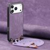 Crossbody Retro Leather Phone Case for iPhone 17 Pro Max 16 Plus 15 14 13 12 11 17Air 16e Long Lanyard Strap Back Cover