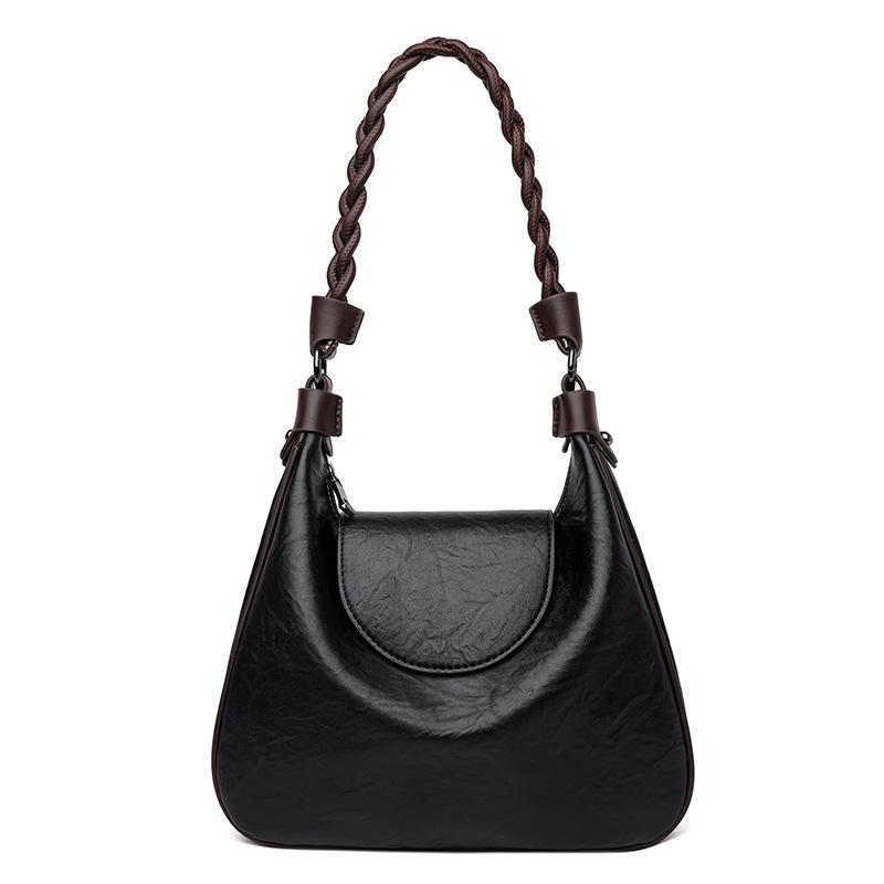 Large-capacity casual big bag women's 2025 new fashionable one-shoulder high-end commuter underarm bag versatile crossbody bag