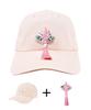 Jangeulang [Set] Pink Basic Ball Cap + Objet
