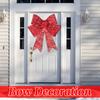 Christmas Bow, Large Outdoor LED Lighting, Holiday Decoration