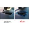 For Toyota Corolla - Console L&R AC Air Outlet Vent Blue Titanium Trim