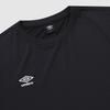 Umbro Basic PolyesTer Spandex Small Logo ShorT Sleeve T shirT Ur121srs14