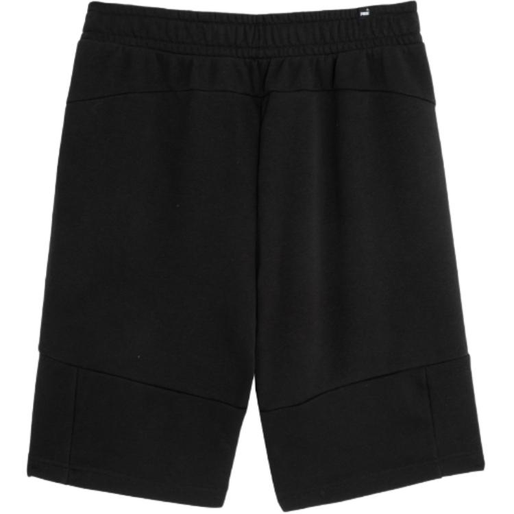 PUMA Mid Rise Elastic Letter Logo Slim Fit Casual Shorts Men shorts Black 673344-01