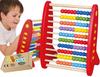 Large Wooden Abacus Educational Aids For Kindergarten School