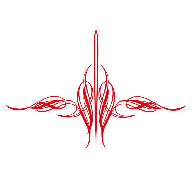 For Pinstripe Decal Vinyl Stickers Motorcycle Car Truck Tank Fender Intricate