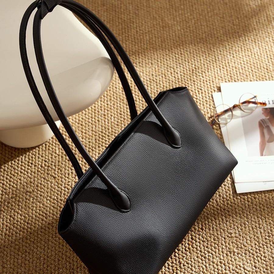Genuine Leather High-End Commuter Women's Bag 2025 New Versatile Cowhide Underarm Bag Women's Shoulder Bag Tote Large Bag