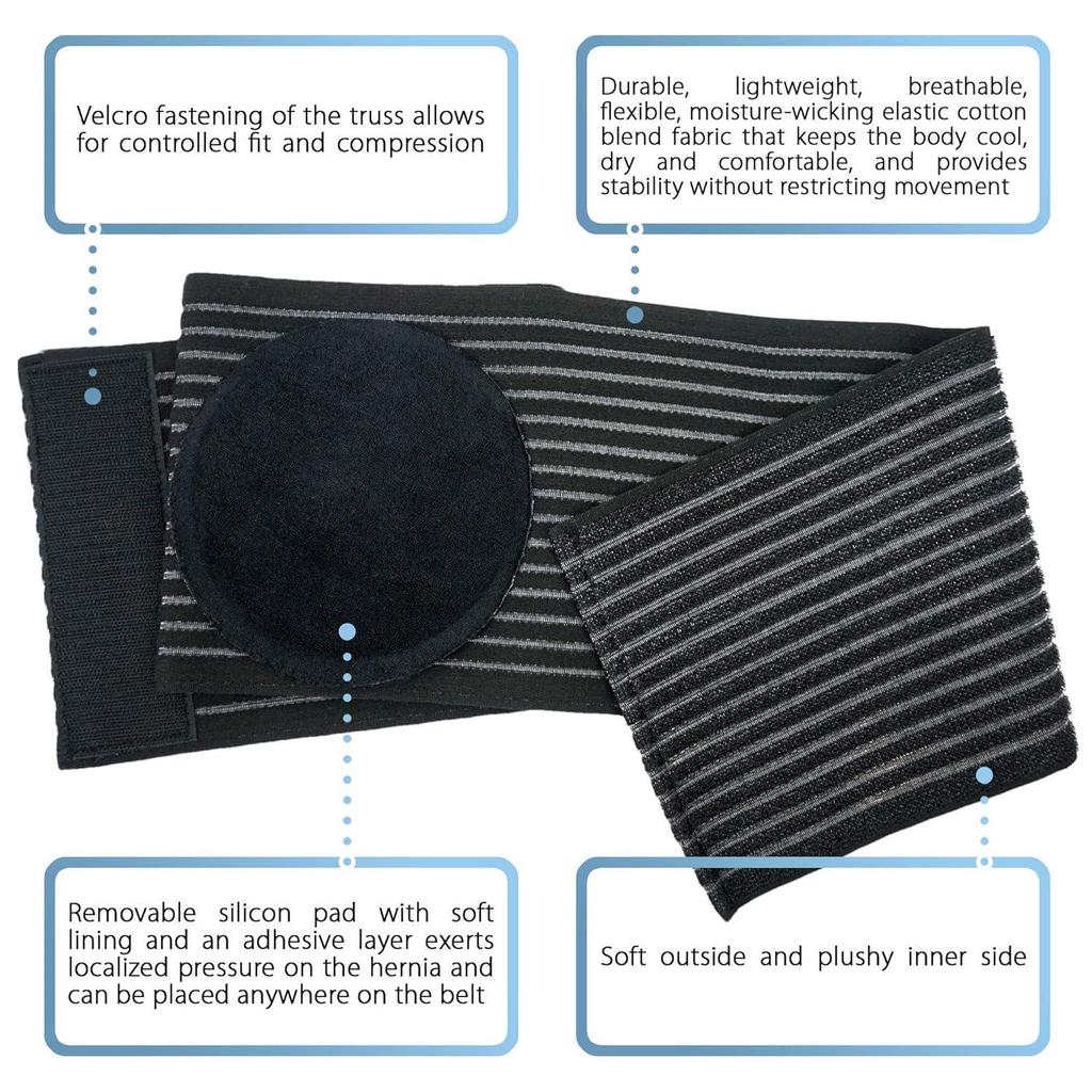 Unisex Abdominal and Inguinal Hernia Support Belt