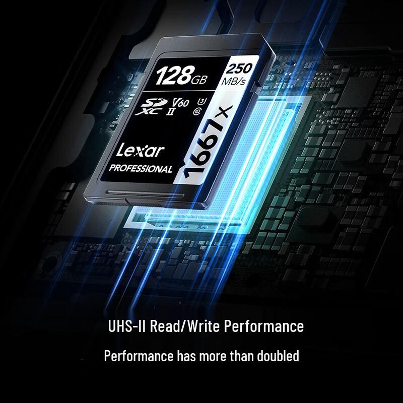 Lexar 1667x Pro V60 SD Memory Card