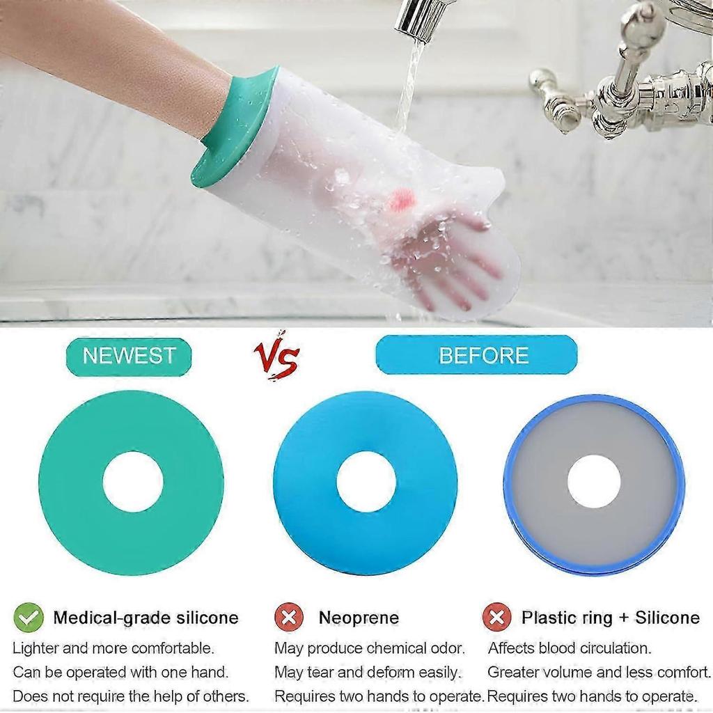 Duschhandschuh Waterproof Cast Protection Glove Reusable Shower Cover For Hand Wrist Fingers Casts And Bandages Soft