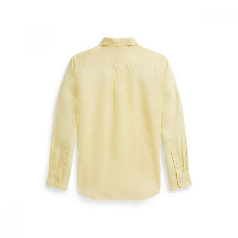 Polo Ralph Lauren Boys Linen Shirt 8 18 Years Cwpowovy6820660700