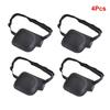 1/2/3/4/5PCS Black Single Eye Patch Adjustable 3D Foam Groove Eyeshades For Lazy Eyes Medical Use Concave Eye Patch