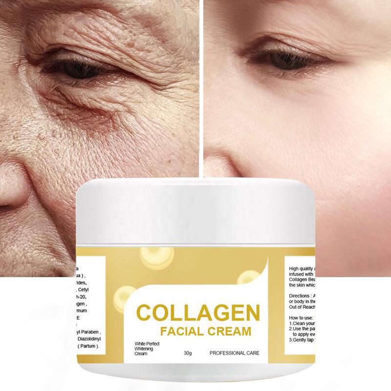 

Коллагеновый крем против морщин Лифтинг-укрепляющий Антивозрастной отбеливающий Осветляющий тонкие линии