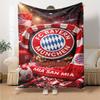 Bayern Munich Customize Your Name Blanket Cozy Customizable Blanket Soft Warm Cozy Versatile for Couch Nap Chair Home Decor Four Seasons Universal