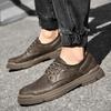 Men's Cowhide Leather Casual Work Shoes - New Formal Business Style