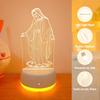 3D Taoist LED Night Light, USB Powered, Bedroom Bedside Desktop Decoration Light, Gift Light for Ramadan or Festivals