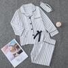 Parent-Child Matching Cotton Pajamas Set - Women's Tank Top & Shorts with Children's 7-Piece Homewear.